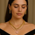 Heart of Rose Quartz Necklace