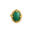 green aventurine rawa ring