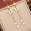 Butterfly Hoop Earrings