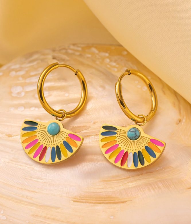 ColorRush Pendant & Earrings