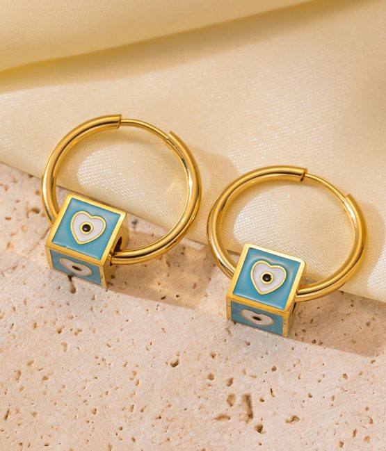 Turkish Evil Eye Earrings