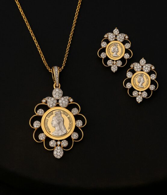 Victorian Ginni - Pendant with Earrings