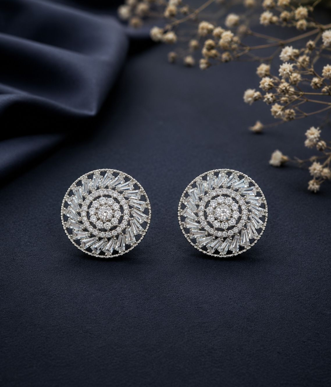 Classic Round Oversized Earrings